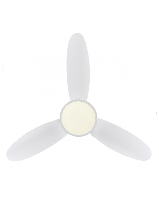 Ventilador de techo con luz AJP Mahon LED blanco 3 palas 2700-6500K Ø107cm 21W 11561