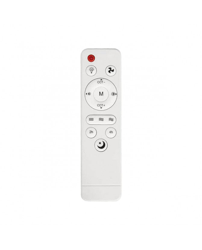 Ventilador de techo con luz AJP Nino LED blanco 4 palas 3000-6500K Ø40cm 10W 16010