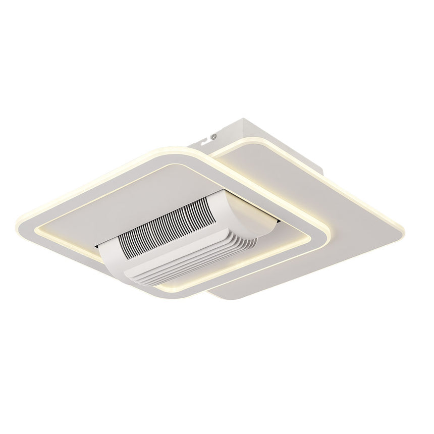 Ventilador de techo con luz Fabrilamp Obelisco LED blanco motor DC Ø48cm 59W — vista 3