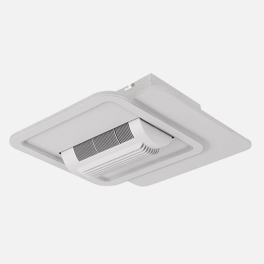 Ventilador de techo con luz Fabrilamp Obelisco LED blanco motor DC Ø48cm 59W — vista 2
