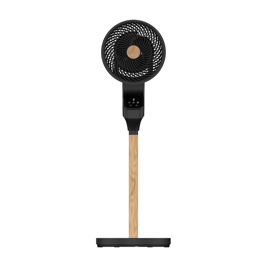 Ventilador de pie Fabrilamp Bizancio negro haya 3 palas Ø30cm — vista 3