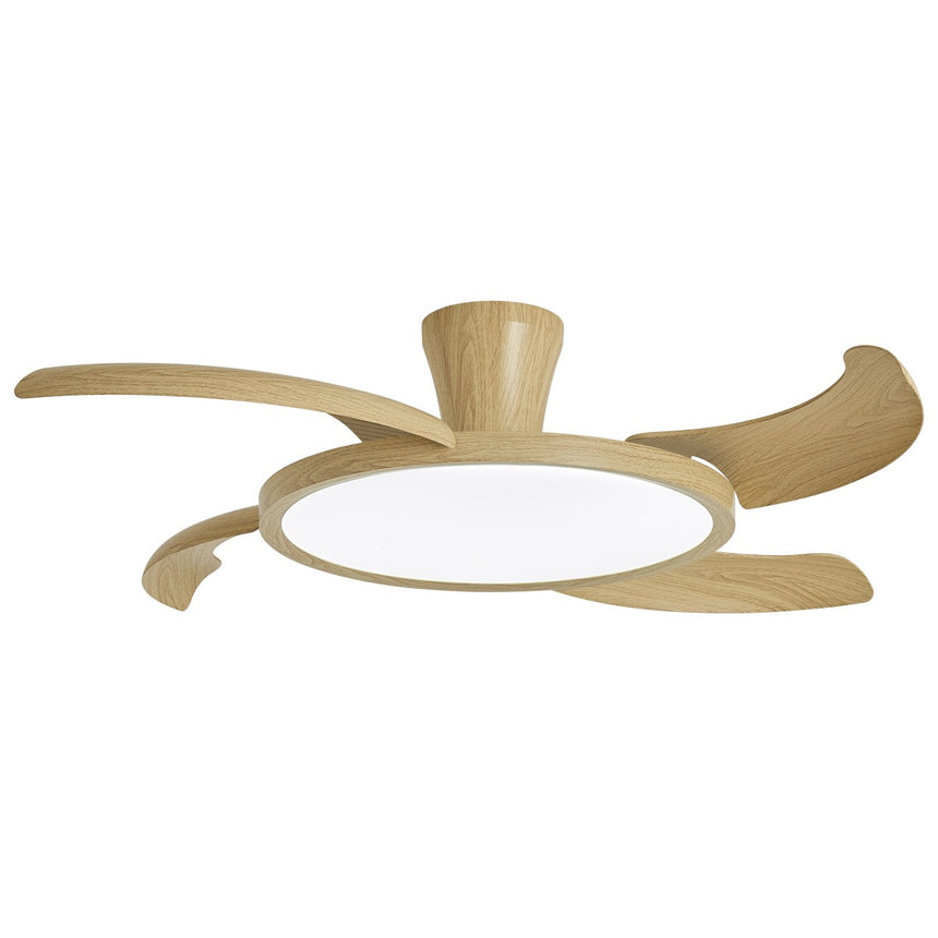 Ventilador de techo retráctil con luz AJP Qatar LED blanco 3 palas 3000-6500K Ø50cm 36W 16015 — vista 6