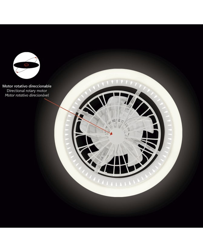 Mantra Kilimanjaro LED ceiling light 70W Fan 35W beige 7811