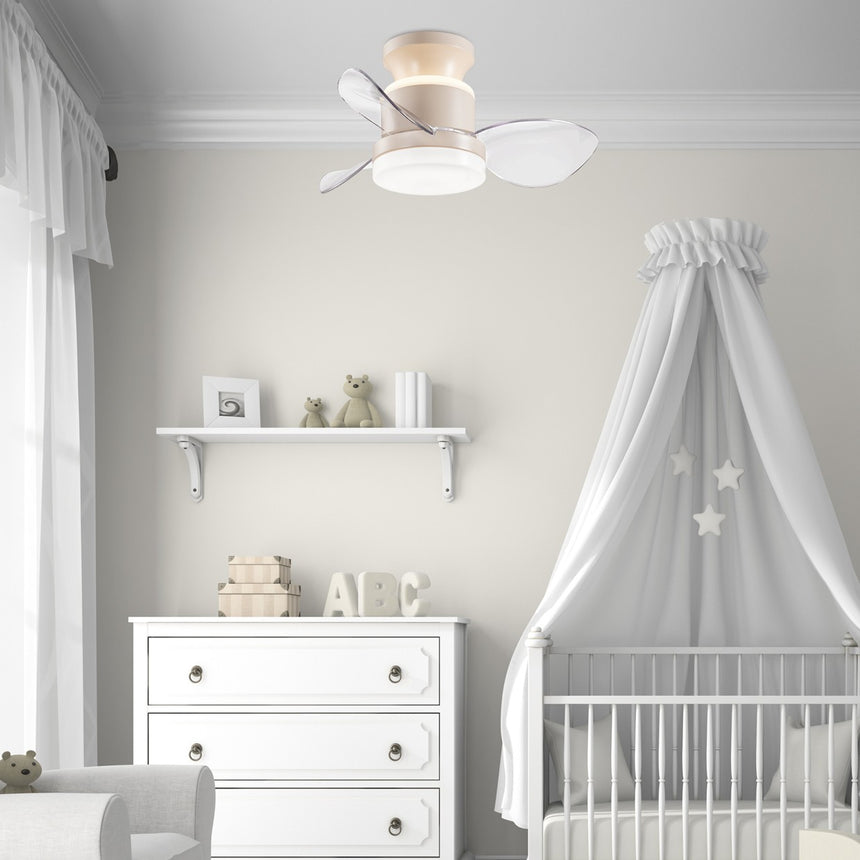 Ventilador de techo con luz AJP Salento LED arena 3 palas 3000-6500K Ø50cm 18W 11567 — vista 2