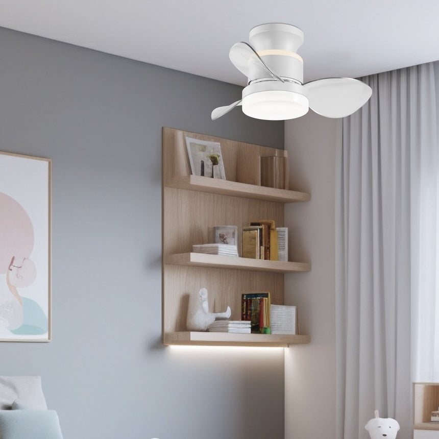 Ventilador de techo con luz AJP Salento LED blanco 3 palas 3000-6500K Ø50cm 18W 11565 — vista 2