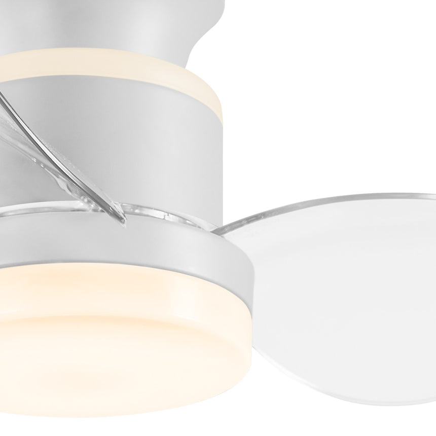 Ventilador de techo con luz AJP Salento LED blanco 3 palas 3000-6500K Ø50cm 18W 11565 — vista 3