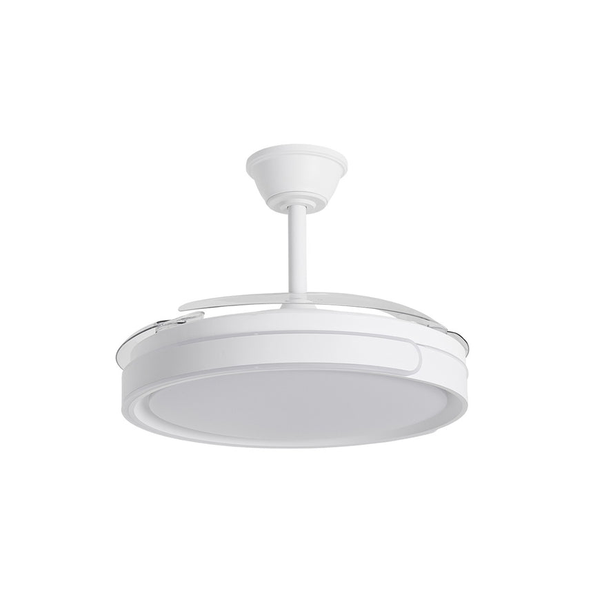 Ventilador de techo retráctil con luz AJP Samaná LED blanco 3 palas 3000-6500K Ø50cm 68W 16011 — vista 5