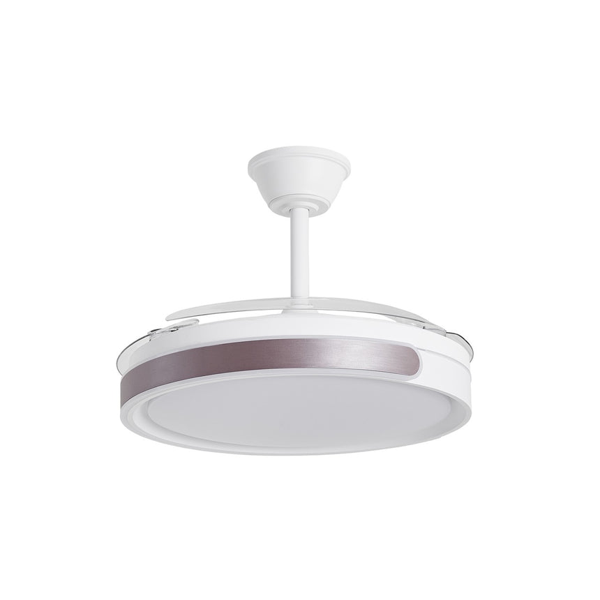 Ventilador de techo retráctil con luz AJP Samaná LED café 3 palas 3000-6500K Ø50cm 68W 16012 — vista 4