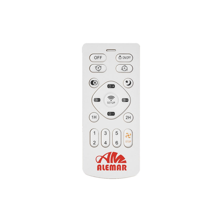 Ventilador de techo con luz AJP Siux LED negro 3 palas 3000-6500K Ø56cm 18W 11537 — vista 4