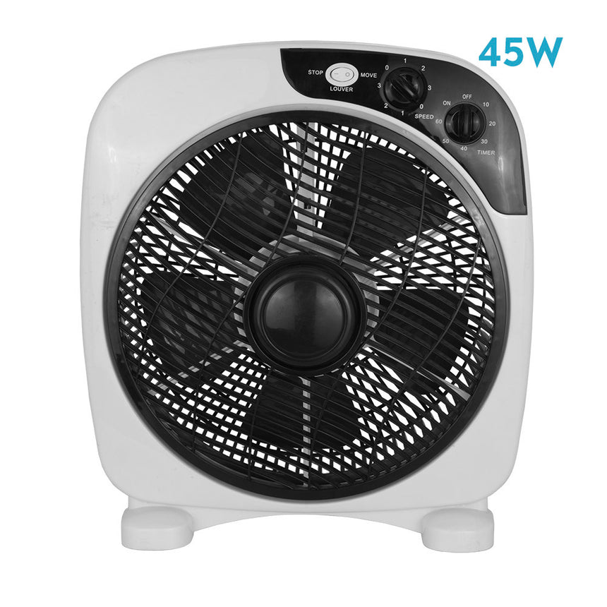 Ventilador de sobremesa Fabrilamp Borja blanco negro 5 palas — vista 1
