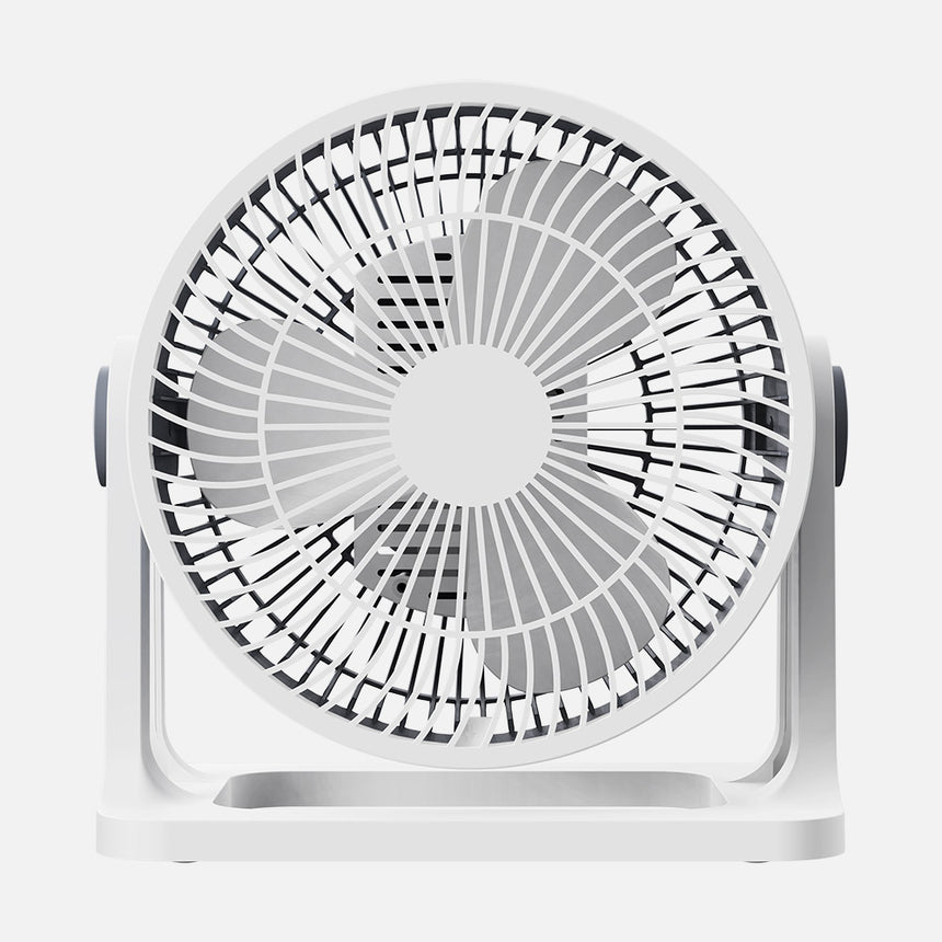 Ventilador de sobremesa Fabrilamp Funchal gris 3 palas Ø21cm — vista 2