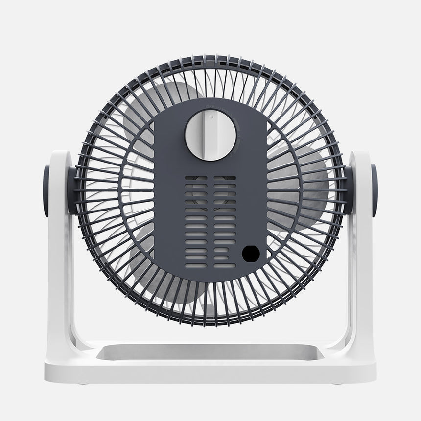 Ventilador de sobremesa Fabrilamp Funchal gris 3 palas Ø21cm — vista 4