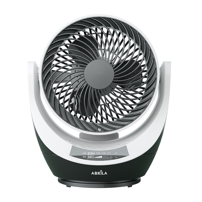 Ventilador de sobremesa Fabrilamp Navia negro blanco 3 palas — vista 3
