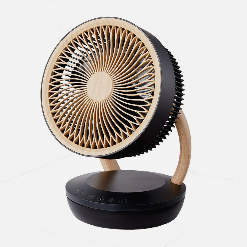 Ventilador de sobremesa Fabrilamp Ruiseñor negro haya 3 palas — vista 2