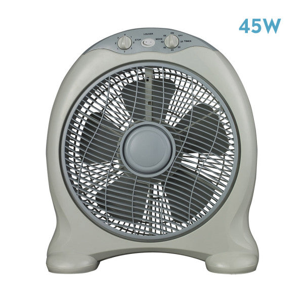 Ventilador de sobremesa Fabrilamp Urgel gris 5 palas Ø15cm 211271028