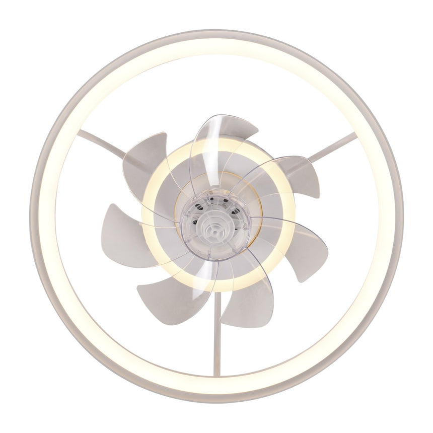 AJP Tom Ventilador Plafón blanco 48cm 7 palas LED 35W 11543