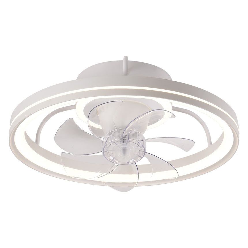 AJP Tom Ventilador Plafón blanco 48cm 7 palas LED 35W 11543