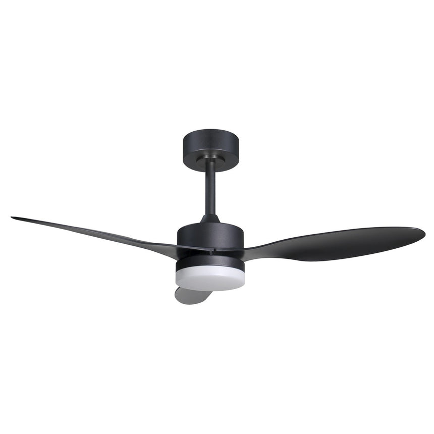 Ventilador de techo con luz AJP Valcano LED negro 3 palas 3000-6500K Ø106cm 20W 11541 — vista 1