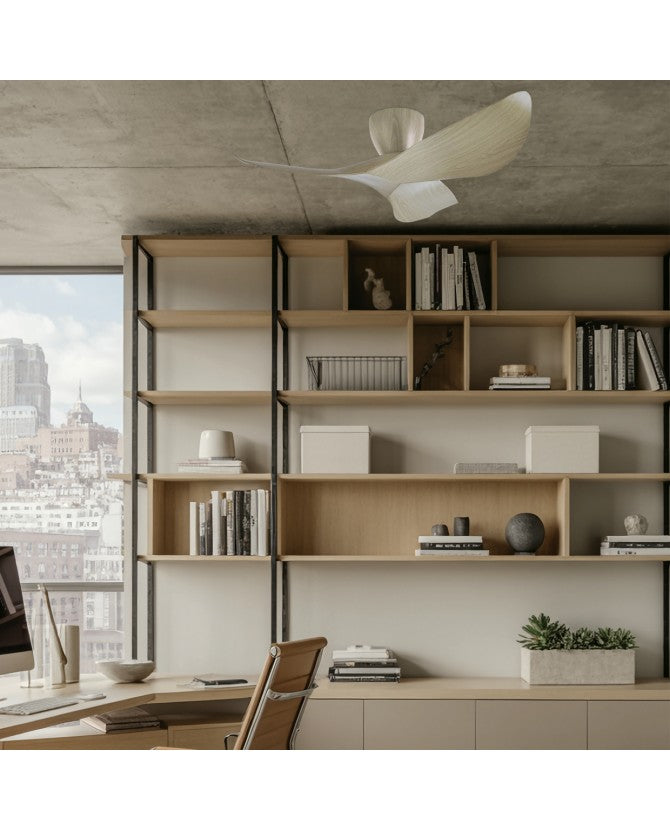 Ventilador de techo AJP Venice madera clara 3 palas Ø97cm 16055