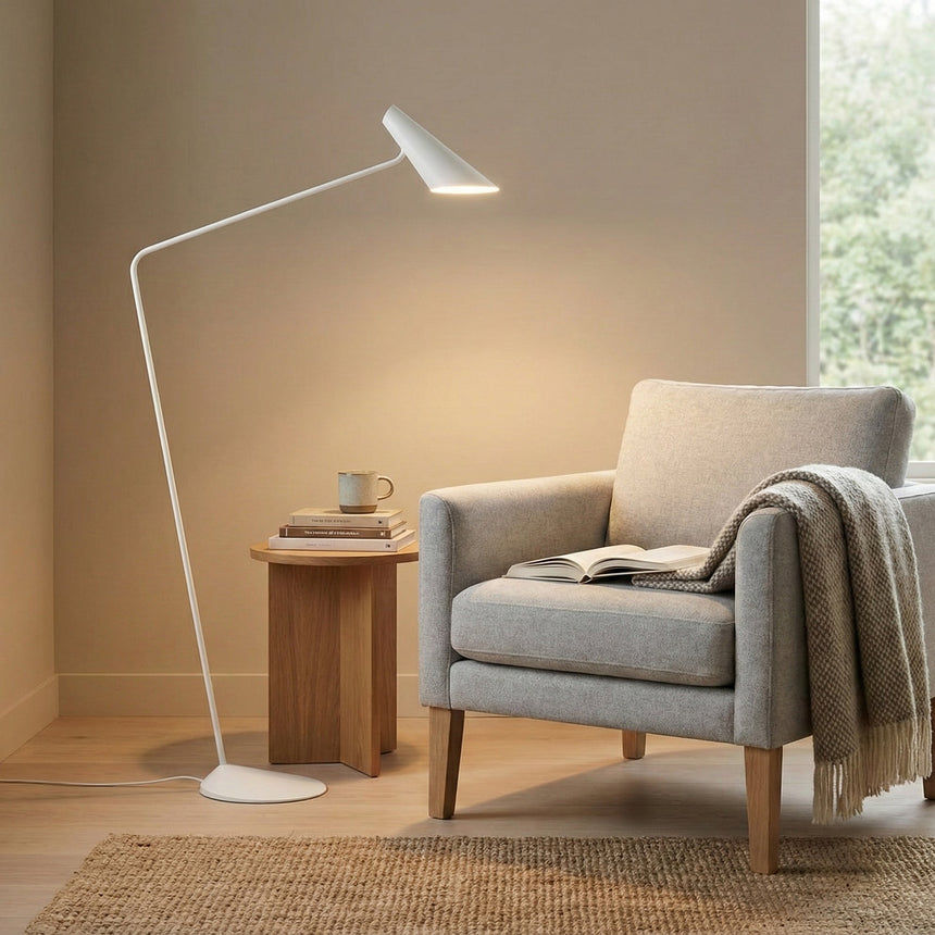 Vibia I.cono Lámpara de pie de salón diseño blanco 0715-03