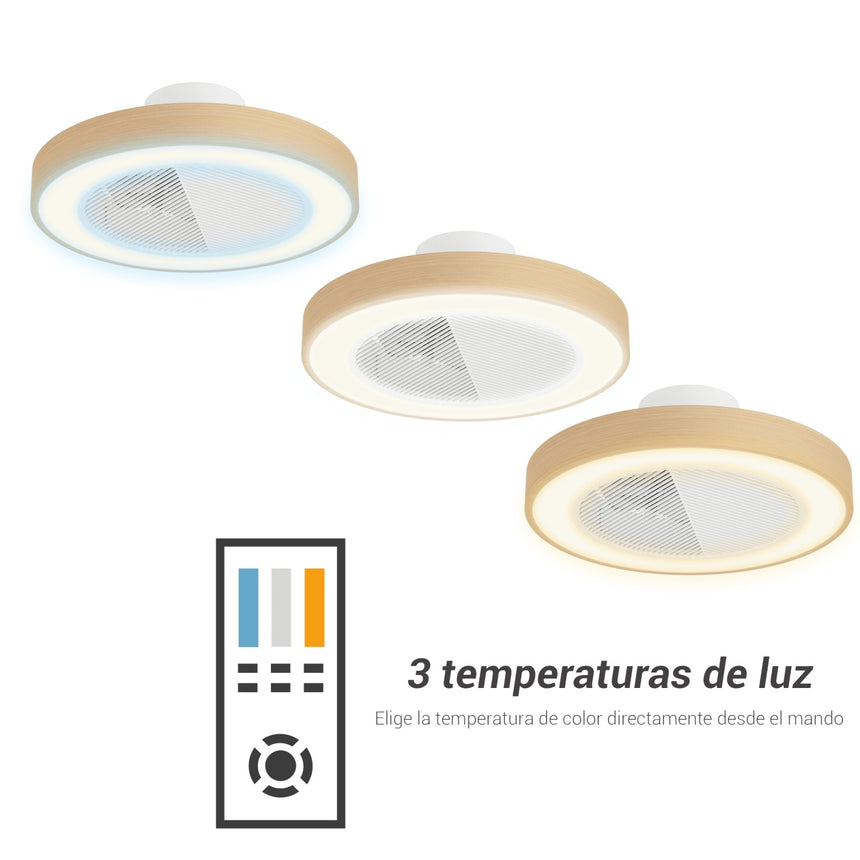 Sulion Seed Ceiling Fan White Wood 2200828