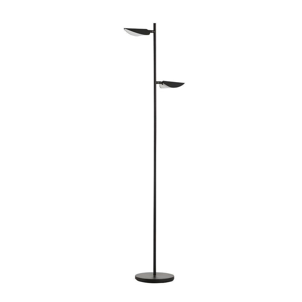 MDC SENDA 577809102 LED floor lamp with 2 matte black lights