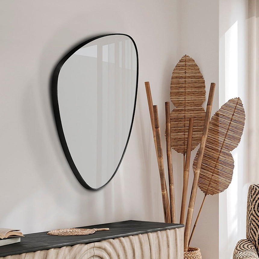 Schuller Orio Small triangular mirror black 84X55 127369