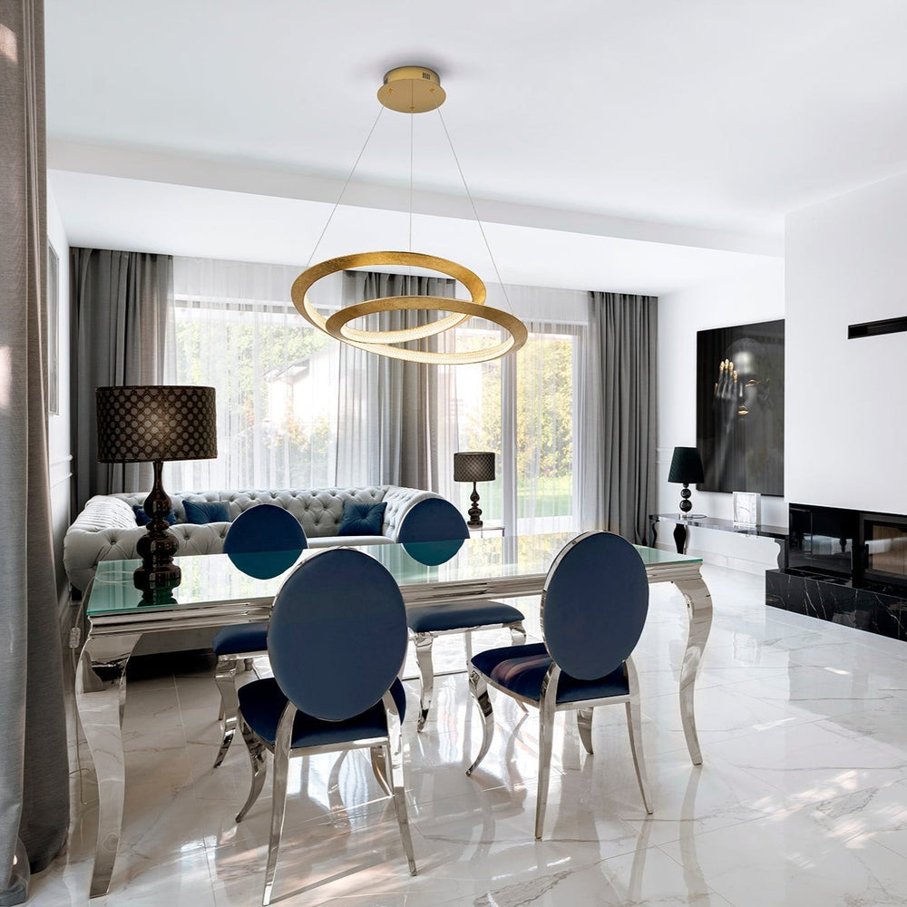 Schuller Eternity Gold Leaf Pendant Light Ø60 165723