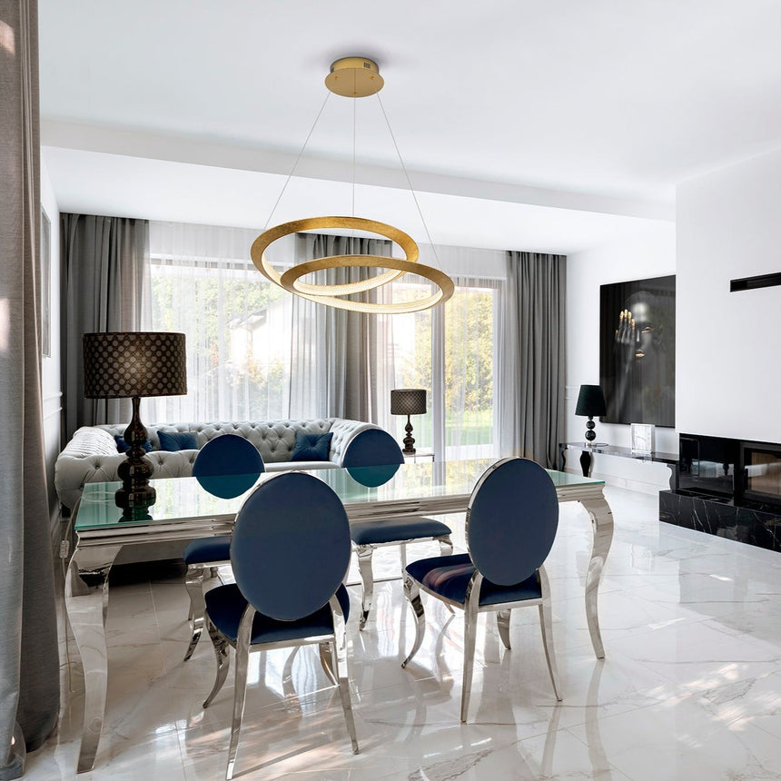 Schuller Eternity Gold Leaf Pendant Light Ø60 165723