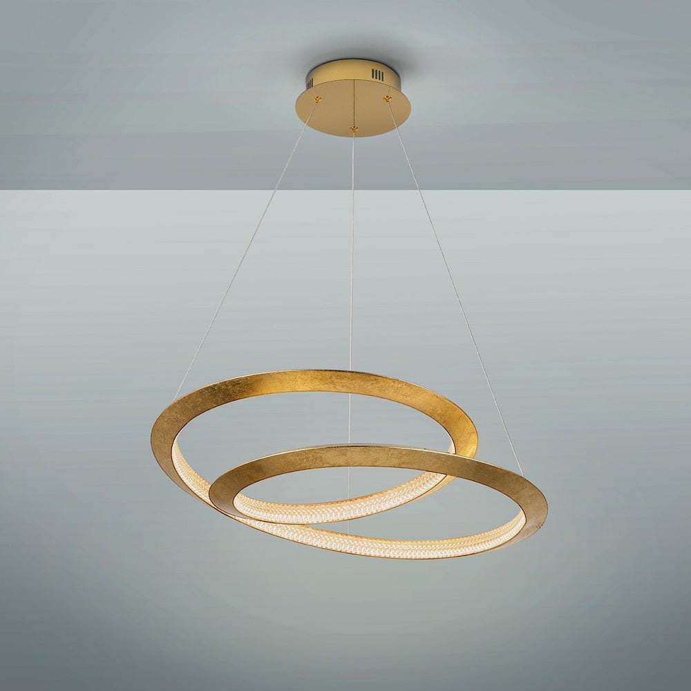 Schuller Eternity Gold Leaf Pendant Light Ø60 165723