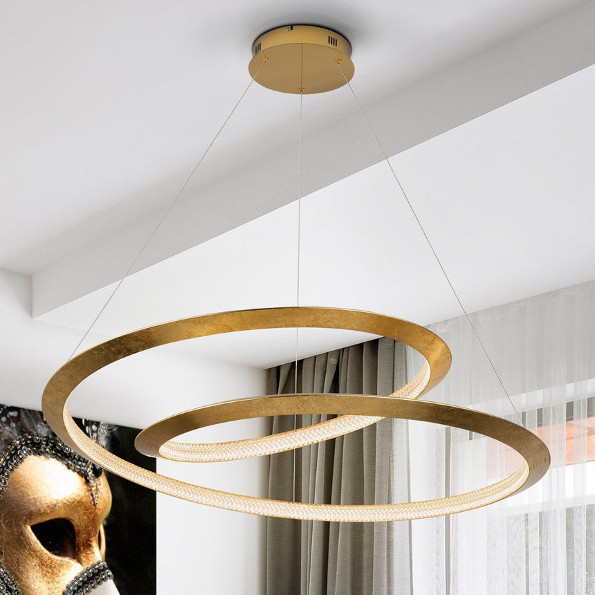 Schuller Eternity Lámpara de techo colgante pan de oro Ø97 165839