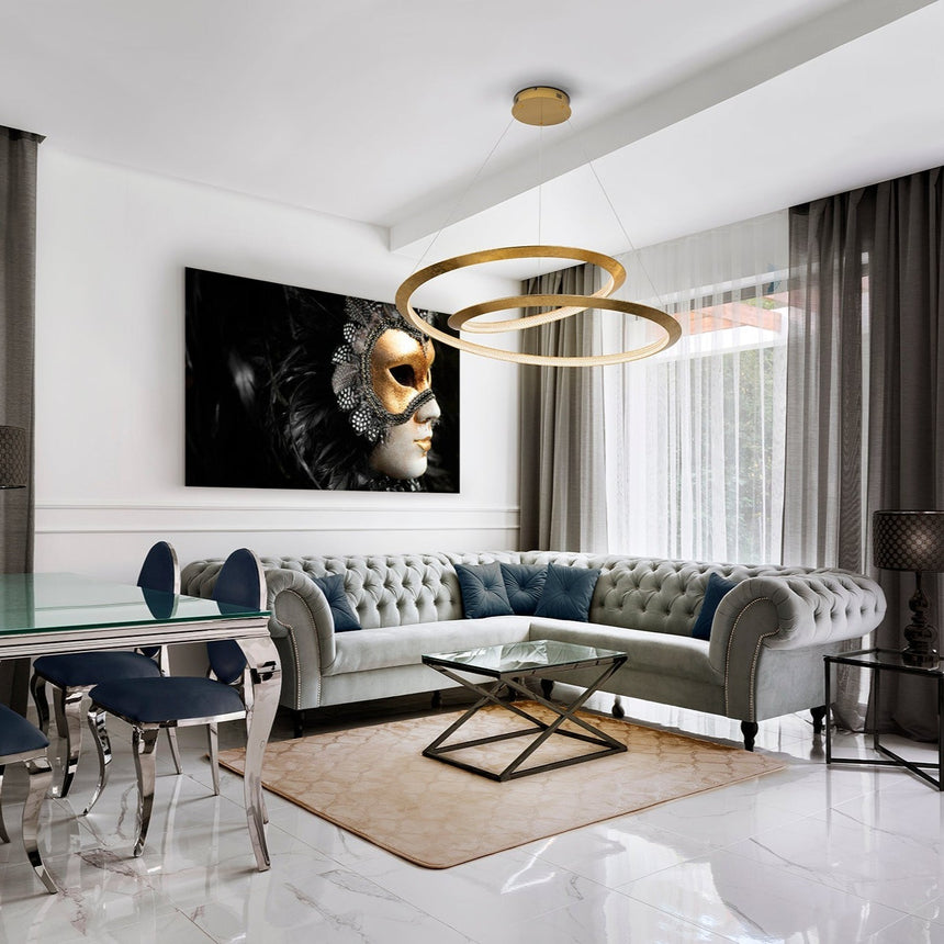 Schuller Eternity Lámpara de techo colgante pan de oro Ø97 165839