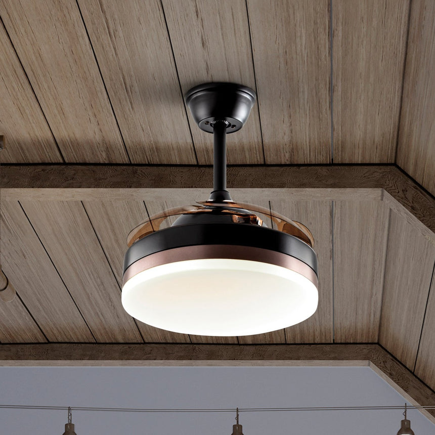 Schuller Vento Mini Black Fan Diameter 40 Dimable 169211