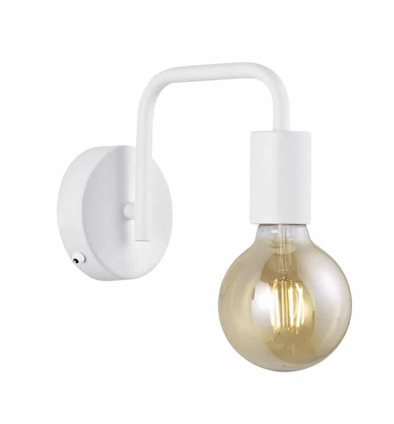 Trio Diallo Aplique de pared de metal estera blanca 208070131