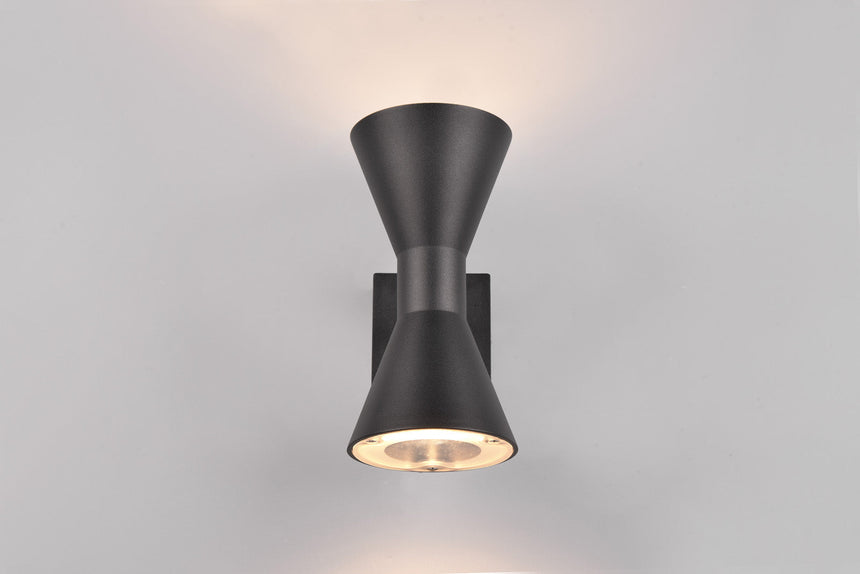 Trio Ardas Wall light cast aluminum black mat 212560232