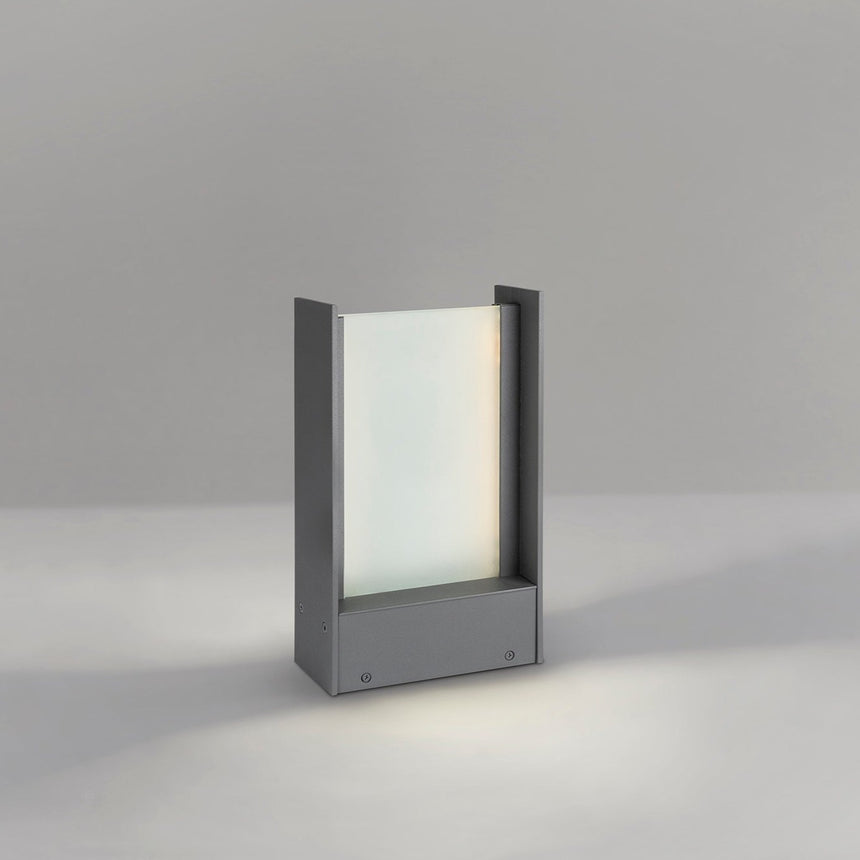 Schuller Matia Baliza exterior gris 30cm 3000K IP65 216102