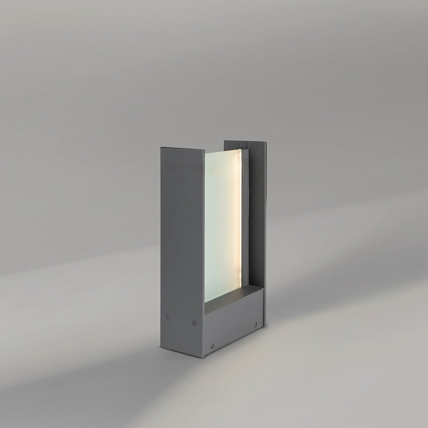 Schuller Matia Baliza exterior gris 30cm 3000K IP65 216102