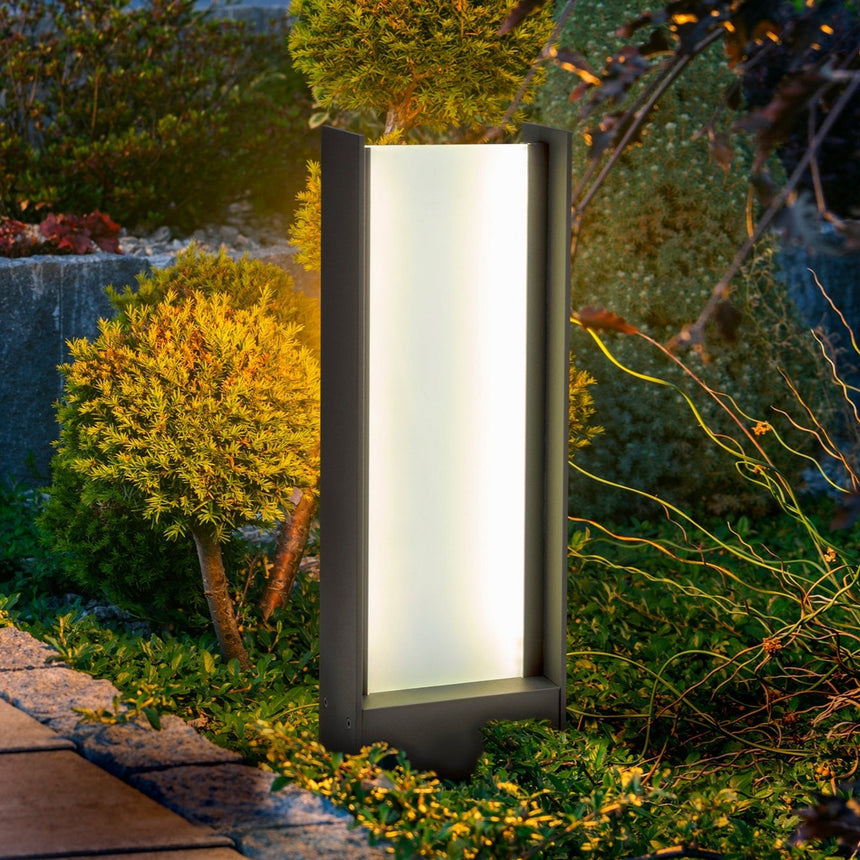 Schuller Matia Baliza exterior gris 50cm 3000K IP65 216218