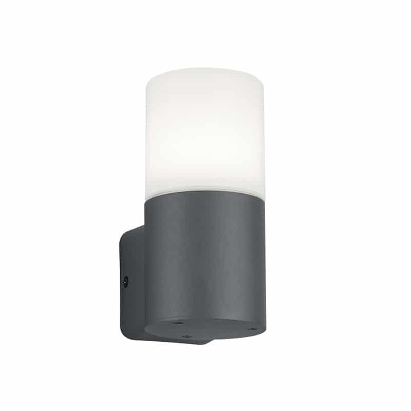Trio Hoosic Aplique de pared exterior de aluminio antracita 224060142