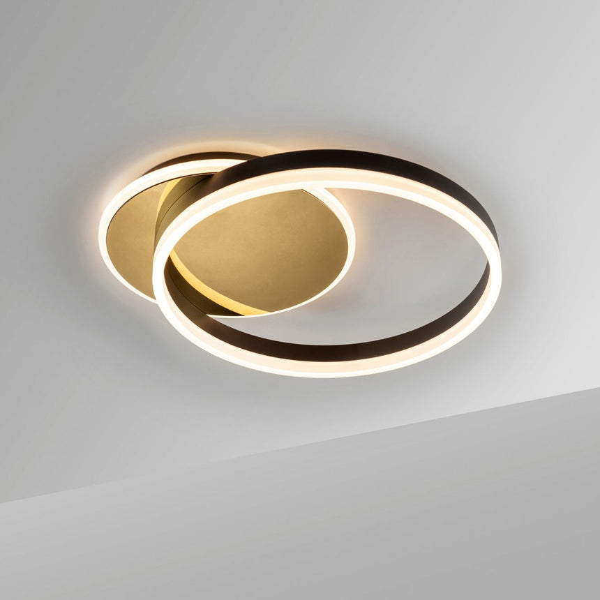 Schuller Oriel ceiling lamp/wall lamp gold and black 226387