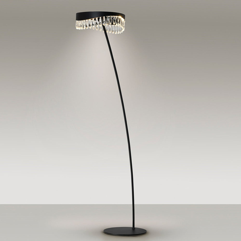 Schuller Selene Floor Lamp Black Crystal 294867
