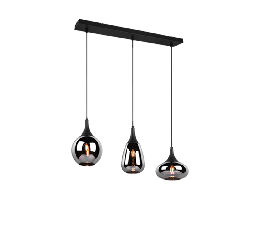 Trio Lumina Lámpara colgante negro 317000332