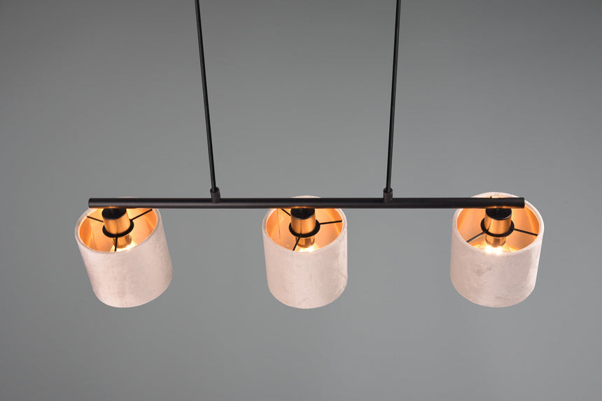 Trio Julieta Hanging Ceiling Lamp with Beige Fabric Balls 319000344