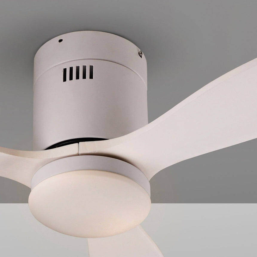 Ventilador de techo Schuller Siroco Mini LED blanco madera CCT regulable Ø107cm 329361D - imagen 3