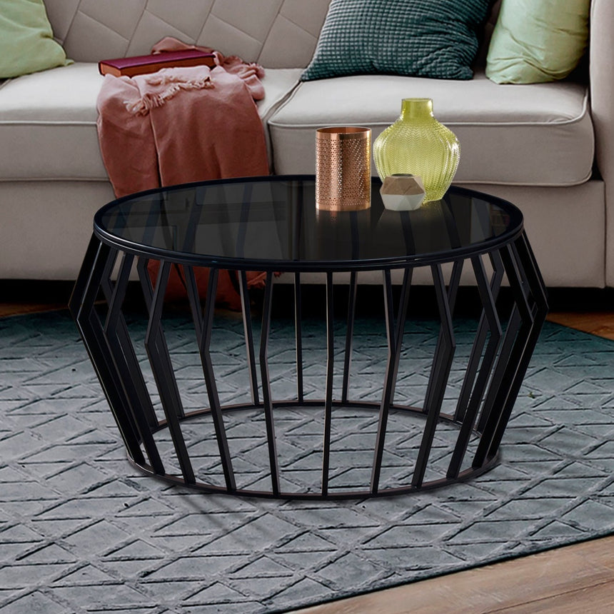 Schuller Ciros Mesa de centro negro mate 335522