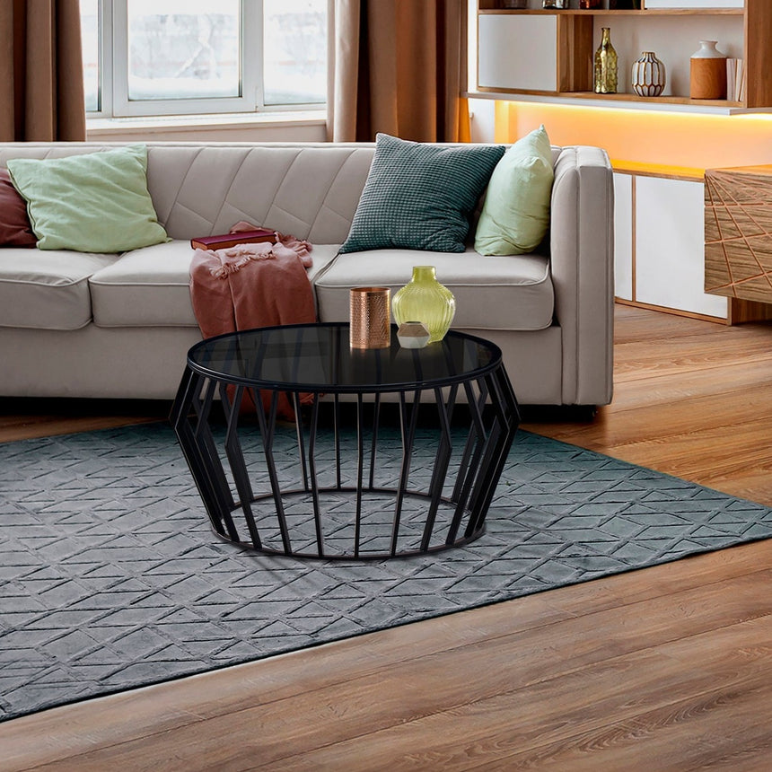 Schuller Ciros Mesa de centro negro mate 335522