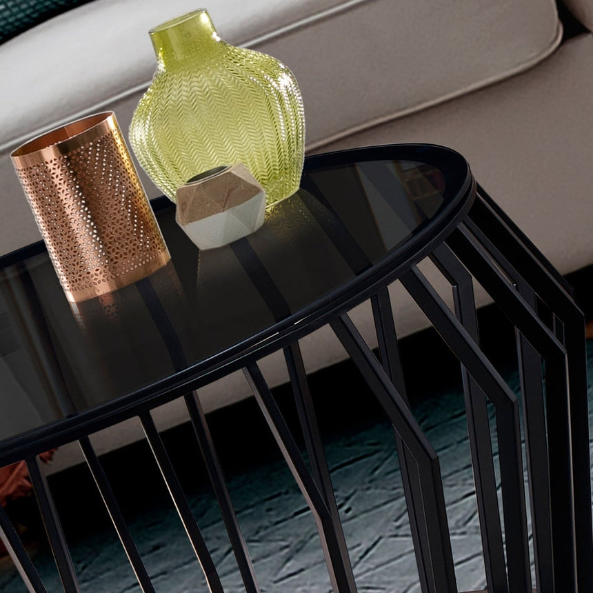 Schuller Ciros Mesa de centro negro mate 335522