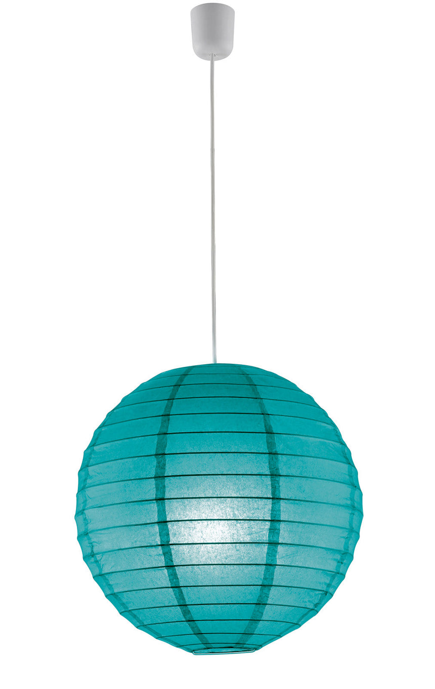 Trio Paper Turquoise Paper Pendant Light 3490400-19