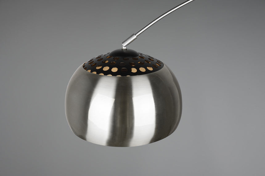 Trio Argentina Matte nickel metal floor lamp 411700107