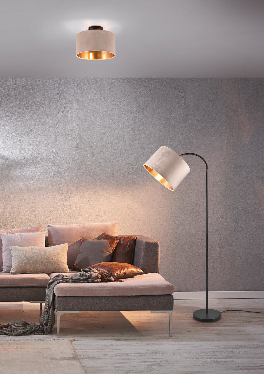 Trio Julieta Beige fabric floor lamp 419090144
